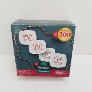 Pfaltzgraff Winterberry Appetizer or Dessert Plates, set of 4NEW